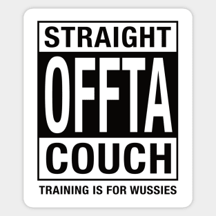 Straight Offta Couch K2 Sticker